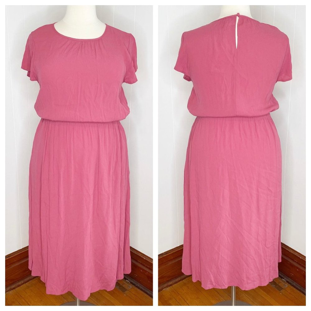 NWOT - Pink Midi Dress
